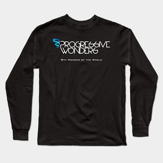 Progressive Wonders - Black Long Sleeve T-Shirt by promo.klu16@gmail.com